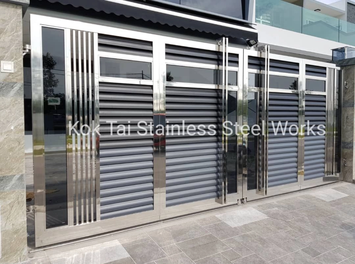 Stainless Steel Plank Door